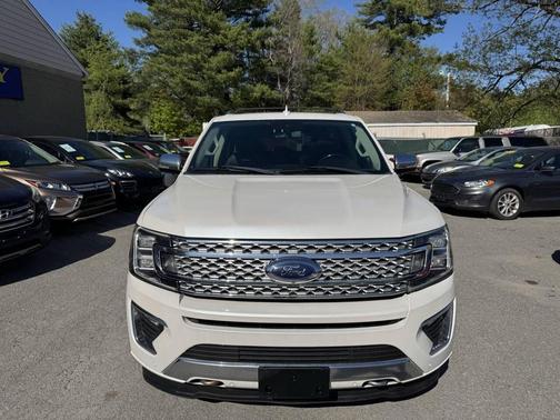 White Platinum Metallic Tri-Coat 2018 Ford Expedition Platinum