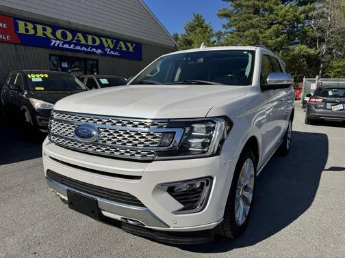 White Platinum Metallic Tri-Coat 2018 Ford Expedition Platinum