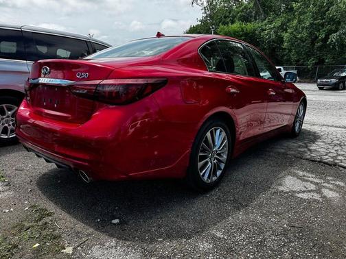 Dynamic Sunstone Red 2022 INFINITI Q50 3.0t LUXE