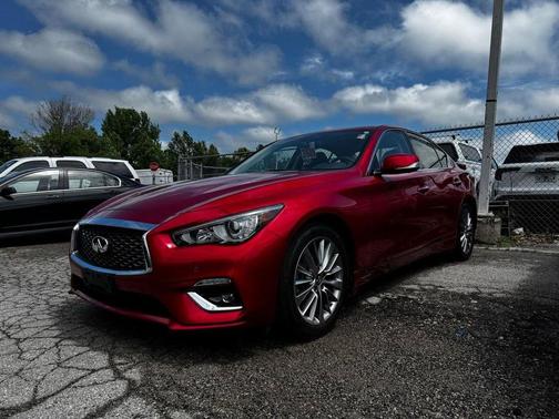 Dynamic Sunstone Red 2022 INFINITI Q50 3.0t LUXE