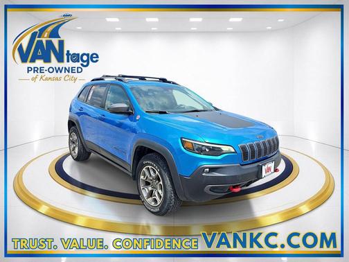 Hydro Blue Pearlcoat 2021 Jeep Cherokee Trailhawk