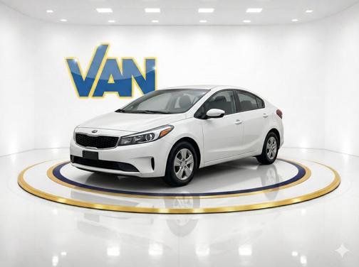 Clear White 2017 Kia Forte LX