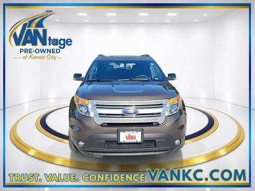 White Platinum Metallic Tri-Coat 2015 Ford Explorer XLT