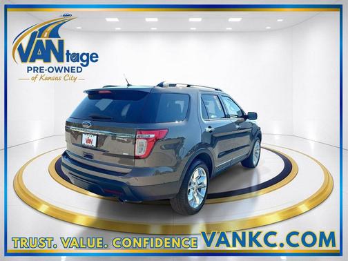 White Platinum Metallic Tri-Coat 2015 Ford Explorer XLT