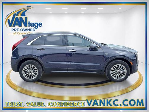 Midnight Sky Metallic 2025 Cadillac XT4 Premium Luxury