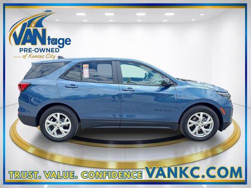 Lakeshore Blue Metallic 2024 Chevrolet Equinox LS
