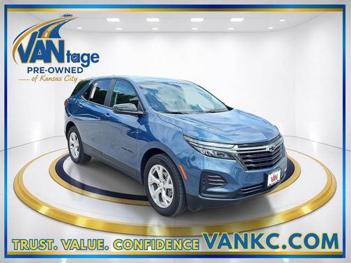 Lakeshore Blue Metallic 2024 Chevrolet Equinox LS