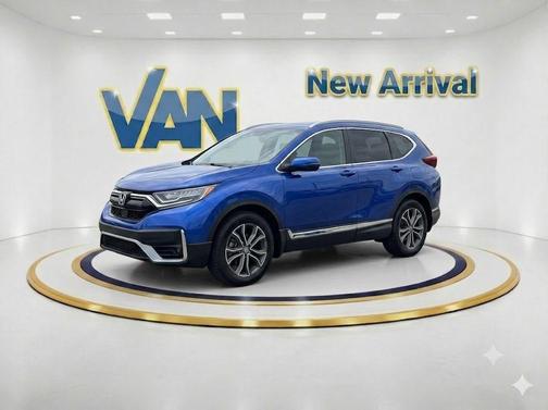 Blue 2021 Honda CR-V AWD Touring