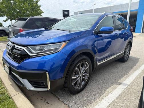 Blue 2021 Honda CR-V AWD Touring