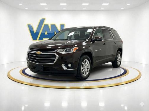 Black Cherry Metallic 2020 Chevrolet Traverse LT Cloth