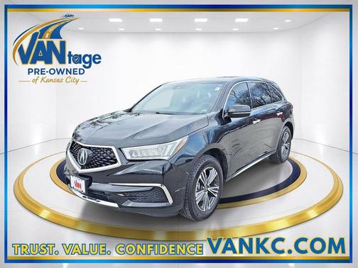 Crystal Black Pearl 2018 Acura MDX 3.5L