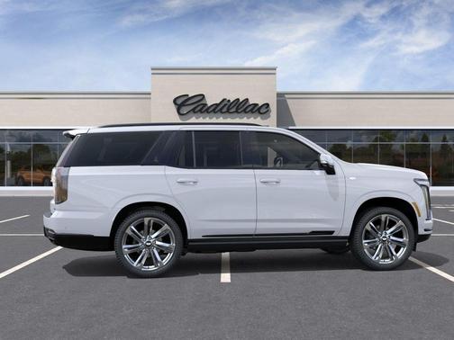 Vibrant White Tricoat 2026 Cadillac Escalade Sport