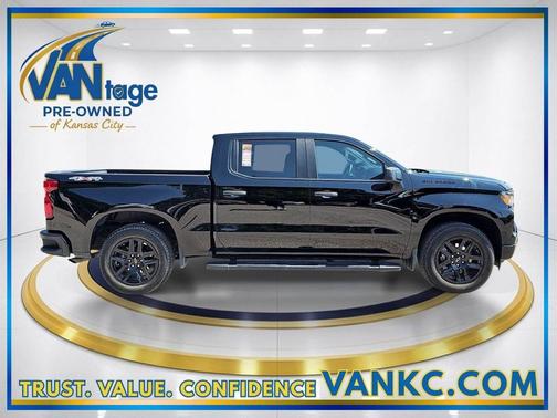 Black 2024 Chevrolet Silverado 1500 Custom
