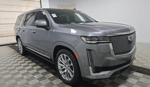 Satin Steel Metallic 2022 Cadillac Escalade ESV Premium Luxury Platinum