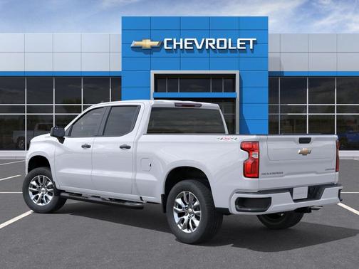 Summit White 2026 Chevrolet Silverado 1500 Custom