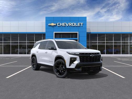 Polar White Tricoat 2026 Chevrolet Traverse RS