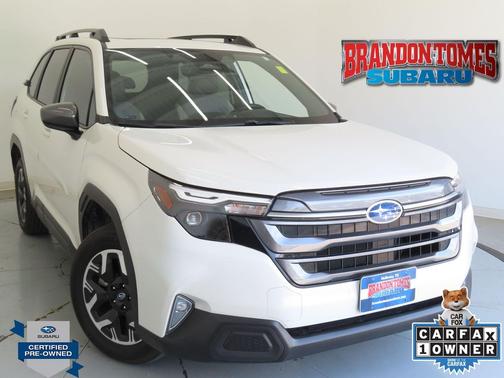 Crystal White Pearl 2025 Subaru Forester Premium