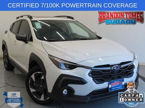 Crystal White Pearl 2025 Subaru Crosstrek Limited