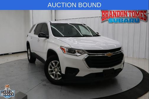 Summit White 2021 Chevrolet Traverse LS