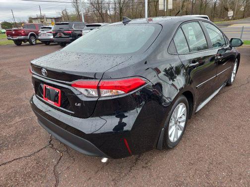 Midnight Black Metallic 2025 Toyota Corolla LE