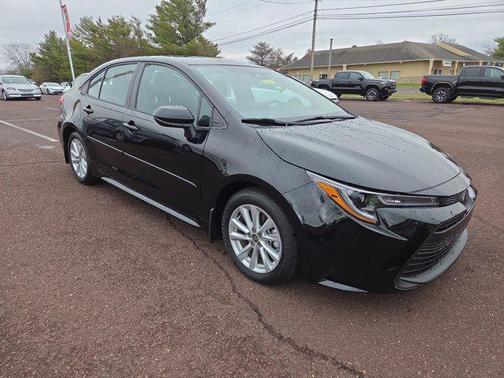 Midnight Black Metallic 2025 Toyota Corolla LE