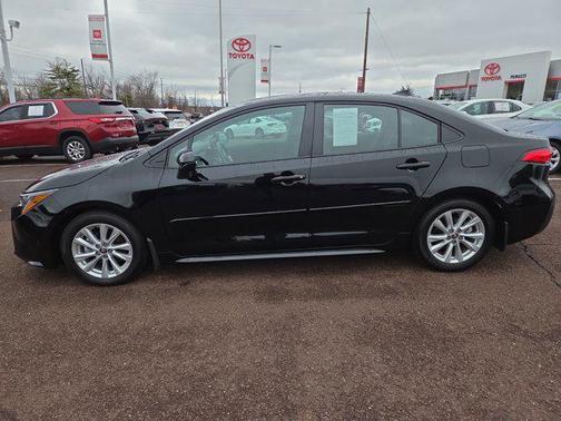 Midnight Black Metallic 2025 Toyota Corolla LE