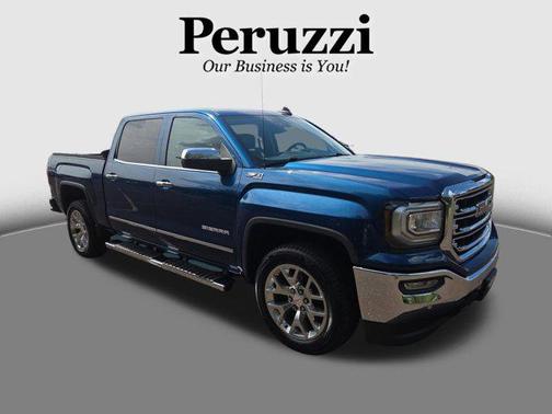 Stone Blue Metallic 2018 GMC Sierra 1500 SLT