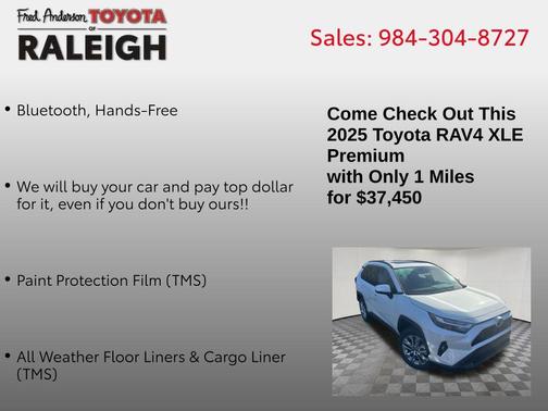 2025 Toyota RAV4 XLE Premium