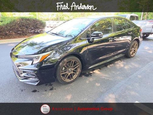 Midnight Black Metallic 2024 Toyota Corolla Hybrid L
