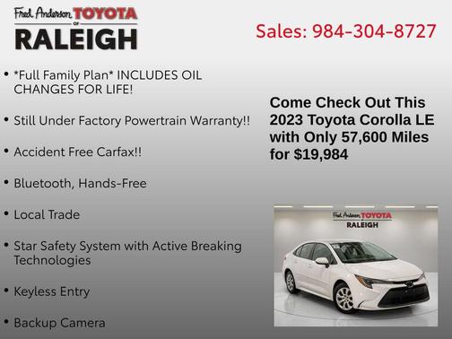 2023 Toyota Corolla LE