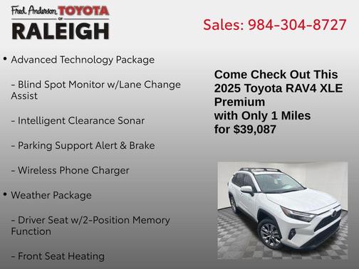 2025 Toyota RAV4 XLE Premium