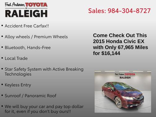 2015 Honda Civic EX