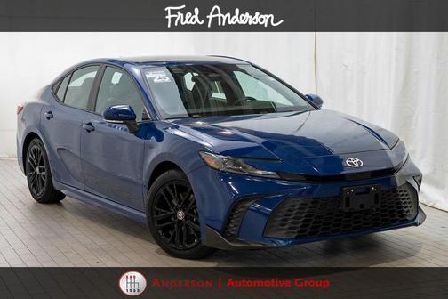 Reservoir Blue 2025 Toyota Camry SE
