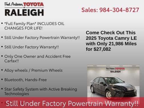 2025 Toyota Camry LE