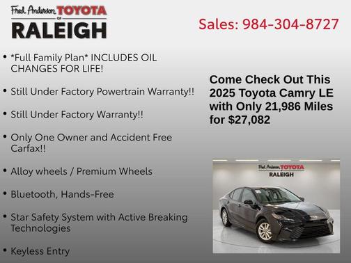 2025 Toyota Camry LE