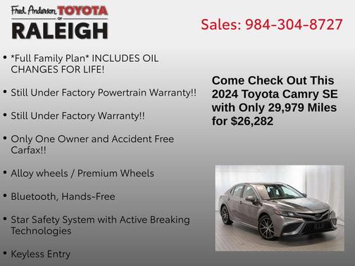 2024 Toyota Camry SE