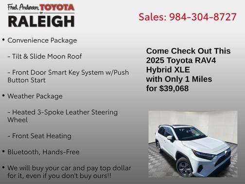 2025 Toyota RAV4 Hybrid XLE