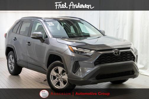 Magnetic Gray Metallic 2025 Toyota RAV4 Hybrid LE