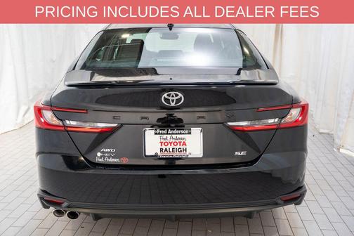 Midnight Black Metallic 2025 Toyota Camry SE