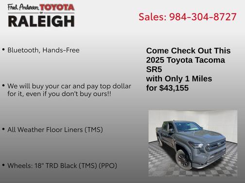 2025 Toyota Tacoma SR5