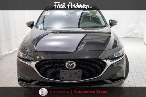 Jet Black Mica 2024 Mazda Mazda3 FWD w/Preferred Package