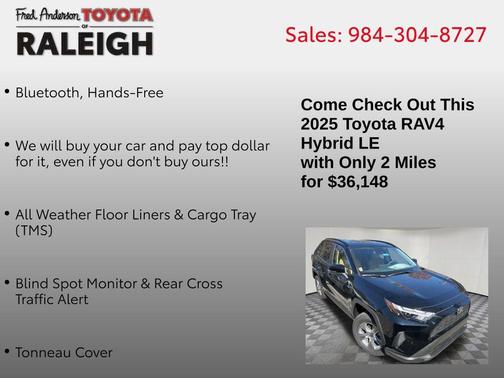 2025 Toyota RAV4 Hybrid SE