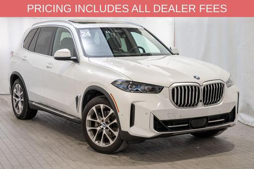 White Metallic 2024 BMW X5 xDrive40i