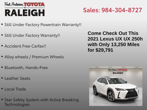 2021 Lexus UX 250h Base