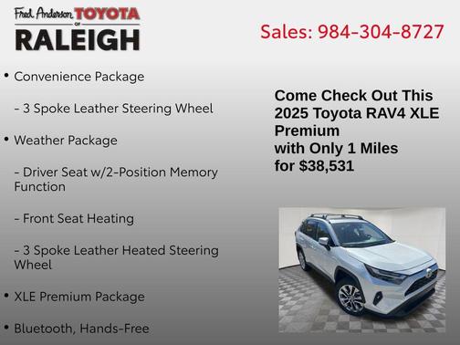 2025 Toyota RAV4 XLE Premium