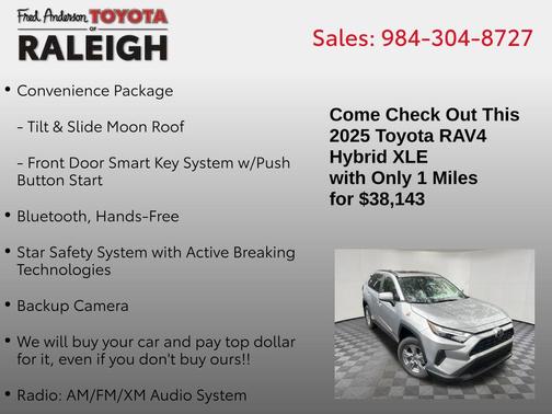 2025 Toyota RAV4 Hybrid XLE