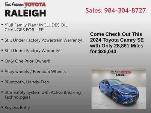 2024 Toyota Camry SE