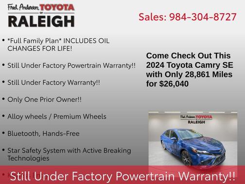 2024 Toyota Camry SE