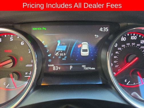 Wind Chill Pearl/Midnight Black Metallic 2019 Toyota Camry XSE