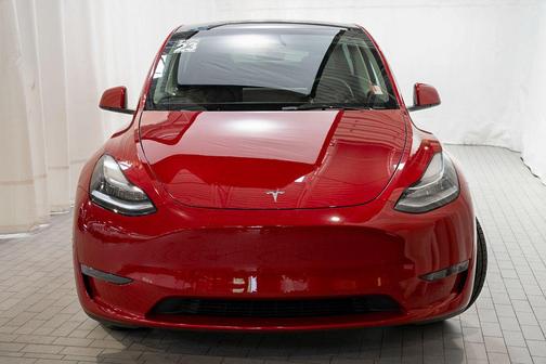 Red Multi-Coat 2023 Tesla Model Y Long Range Dual Motor All-Wheel Drive